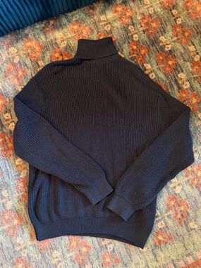 Brandy Melville Navy Turtleneck Sweater